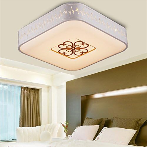 G Ceiling light Simple Modern Bedroom Ceiling Lamp Led Acrylic Living Room Lights Round Square Room Lighting Fixtures,A,480 * 480 * 100mm