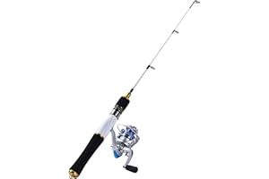 Goture Ultralight Ice Fishing Rod and Reel Combo, 23.6"/25.5" /27"/28" Sensitive Ice Fishing Pole Ice Fishing Gear Ice Fishin