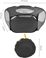 DODUOS Small Animal Cage Tent Pop Up Playpen Foldable Outdoor Indoor 83x53x38 view 2