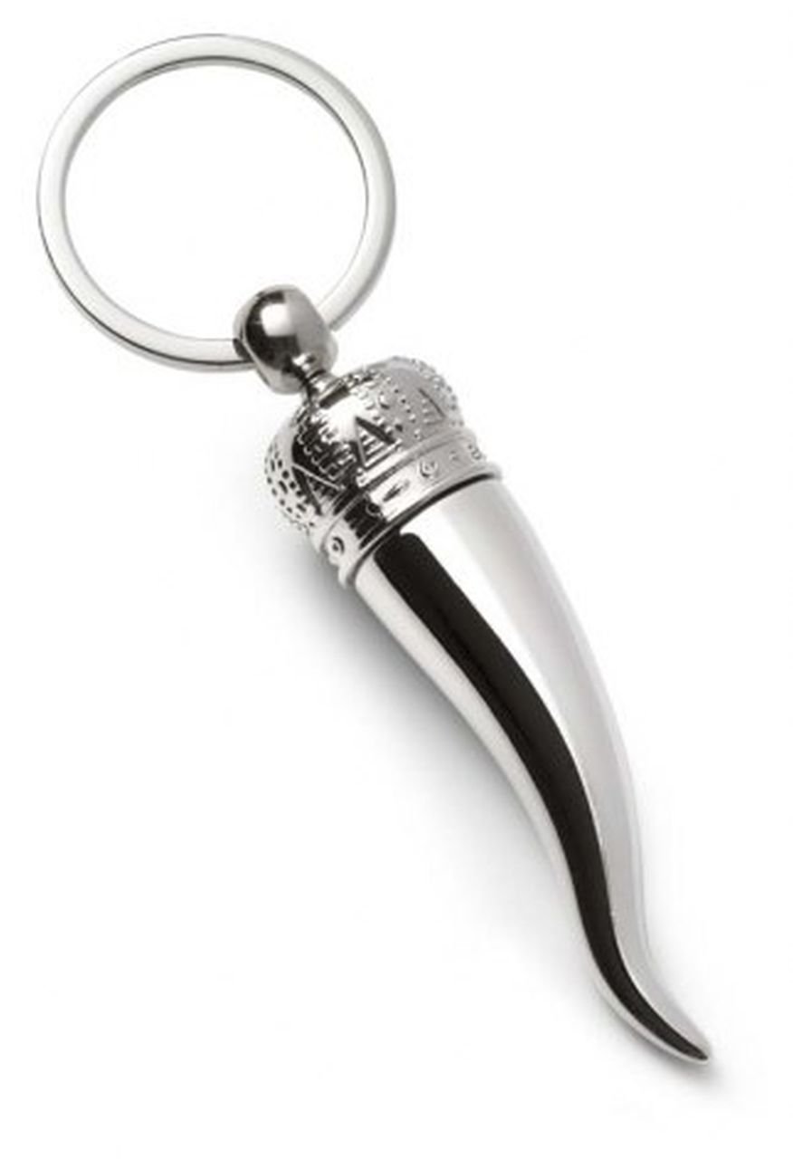 Ten Lucky little horn keychain cod.EL7599 cm 10,4x3,2x2h by Varotto & Co.
