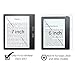 Orzero (2 Pack) For All New Oasis E-Reader 10th Gen 2019 Release, Oasis 7 inch 2017 release Tempered Glass Screen Protector, 9 Hardness HD Anti-Scratch Bubble-Free