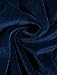 Allegra K Women Contrast Doll Collar Fit and Flare Dress M Blue