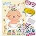 ADJOY Pin The Pacifier on The Baby Game - Baby Shower Party Favors and Game - Pin The Dummy on The Baby Game primary