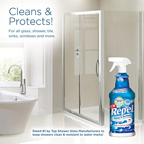 CleanX REPEL Glass & Surface Cleaner 32 fl. oz. Cleans & Repels