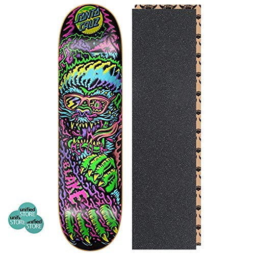 Santa Cruz Johnson Beach Wolf 8.38" x 32" Skateboard Deck wi
