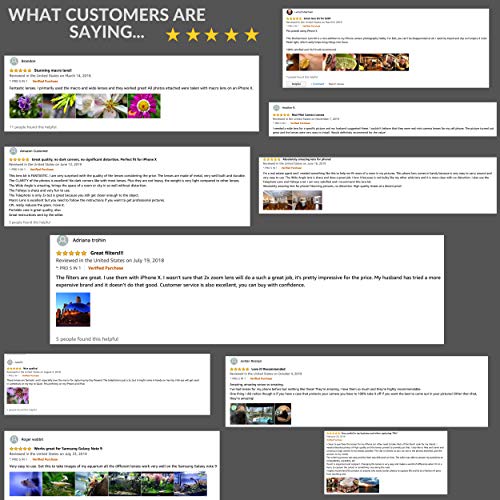 SHUTTERMOON Upgraded Phone Camera Lens Kit for iPhone 13/12/11/X/8/7