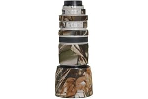 LensCoat Lens Cover for Canon 100-400 Lens Cover Camouflage Neoprene Camera Lens Protection Sleeve (Real Tree Max4) lenscoat