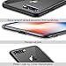 iPhone 8 Plus Case, iPhone 7 Plus Case, HUMIXX Thin Sleek Fully Protective (Naked Phone Texture) Hard Back Case Cover for iPhone 7 Plus/iPhone 8 Plus (Clear Black)