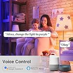 Alexa-Smart-Light-Bulbs-Gosund-75W-Equivalent-E26-8W-WiFi-Led-Bulb-A19-RGB-Color-Changing-Light-Bulb-Dimmable-Work-with-Google-Home-Amazon-Echo-24Ghz-WiFi-Only-No-Hub-Required-4-Pack