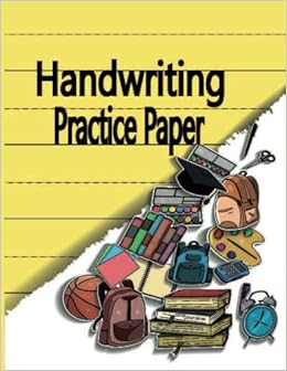 Handwriting Practice Paper: Blank Writing Worksheets For Preschool, Kindergarten, And Kids Ages 3-5 And Up: Publication, My Dream Press: 9798771348438: Amazon.com: Books