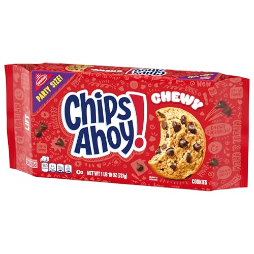 CHIPS AHOY! CHEWY CHOCOLATE CHIP COOKIES, PARTY SIZE, 26 OZ