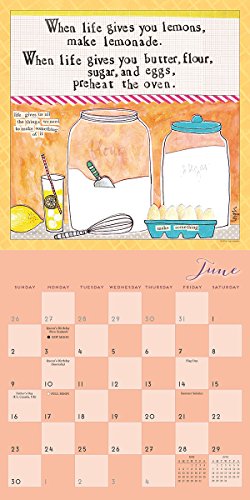 The World According to Curly Girl 2019 Wall Calendar, 12 x 12, (CA-0437)