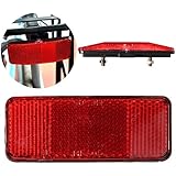 Bicycle Bike Safety Caution Warning Reflector Disc for Rear Pannier Racks Frame