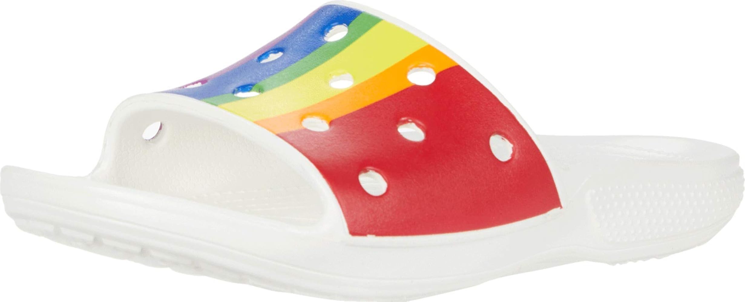 rainbow crocs
