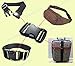 BEAULEGAN Plastic Buckles 2 Inch (Pack of 4) - Quick Side Release for Luggage Straps, Pet Collar, Backpack Repair, Dual Adjustable Ends, Black