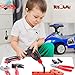 KIDAMI Kids Toy Tools Set 52pcs Toddler Workbench Pretend Play Construction Tool Kit with Storage Bag