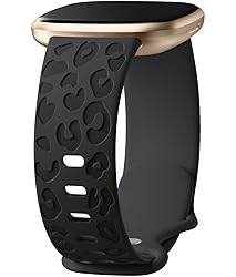 Odbeai Leopard Engraved Bands Compatible with