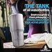Liquid Savvy 30oz Stainless Steel Tumbler Bundle - Includes Tumbler, 2 Lids, Straw, and Handle - Double Walled Vacuum Insulated Tumbler for Hot and Cold Beverages - Stainless Steel