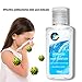Kitt Advanced Hand Sanitizer Refreshing Gel, Washless Hand Sanitizer Gel, 50ML Portable Hand Soap Gel to Instant Skin Cleansing, Non-irritating (Blue)