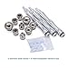 [Upgrade Version] Diamond Replacement Accessories 3 Wands 9 Tips Cotton Filter for Facial Peeling Face Skin Care Salon Beauty Machine Equipment