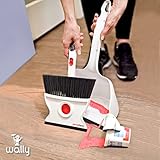 Wallybroom - Quick and Easy Wet or Dry Broom Dustpan - Clean Any Wet or Dry Mess; Replaces Paper Towels, Rags and Mop; Designed and Built Like Nothing Else.