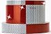 Starrey Reflective Tape 1"X25' DOT-C2 High Intensity Grade Red White - 1 inch Waterproof Trailer Reflector Conspicuity Safety Tape for Vehicles Trucks Cars