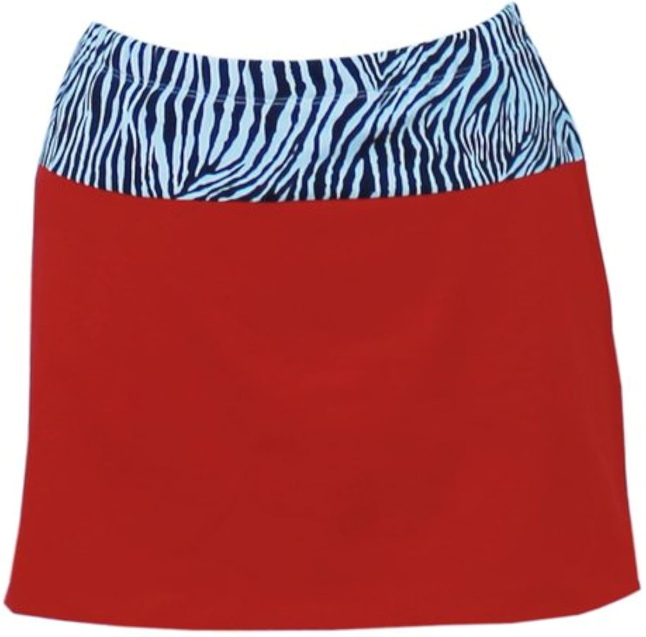 red zebra skirt
