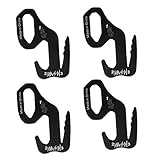 4 Pack Aluminum Alloy Figure 9 Rope Tightener Tensioner Lock Guy Line Camping Tent Accessories