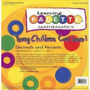 4th Grade Math Learning Palette 4.3 Decimals & Percentages