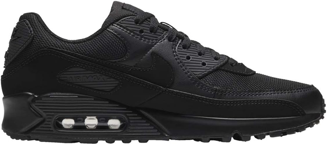 Amazon ナイキ メンズ エアマックス９０ Air Max 90 スニーカー Black Black Black 並行輸入品 スニーカー