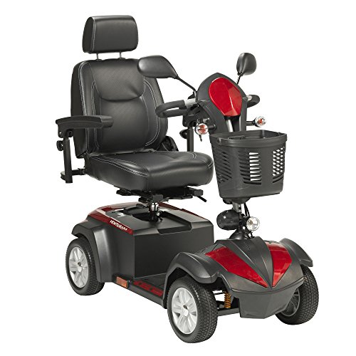 Drive Ventura Power Mobility Scooter, 4 Wheel, 18" Captains Seat & FREE Medical Utility Bag Black! - #VENTURA418CS