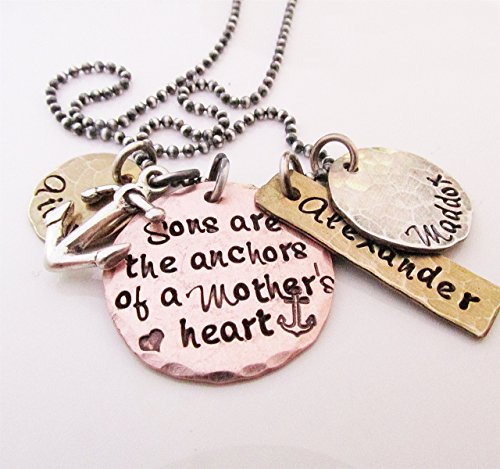 hand stamped personalized gift for mom 