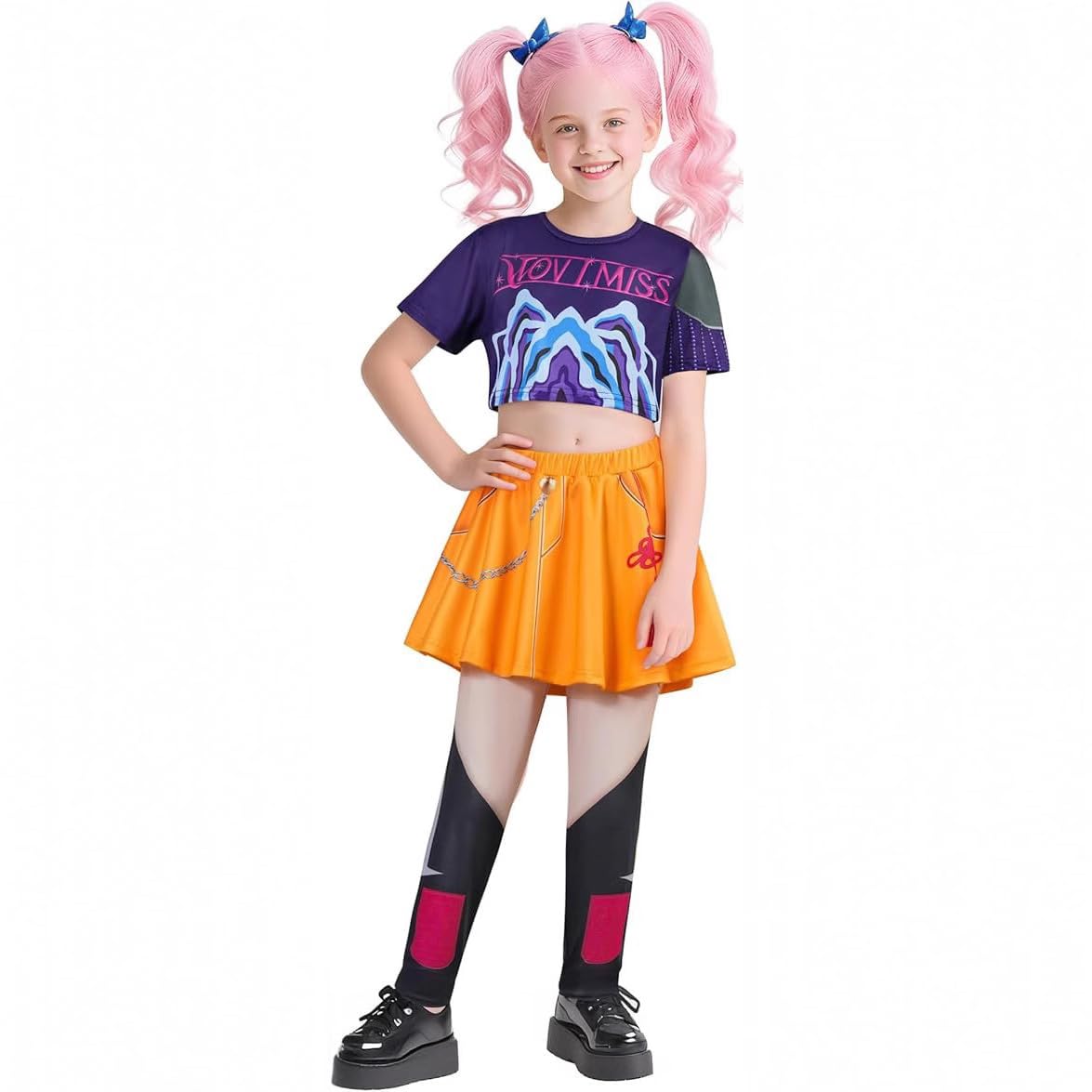 Lgandpg Mira Zoey Costume for Girls Fancy Dress Halloween Outfits Include T-Shirt Pants