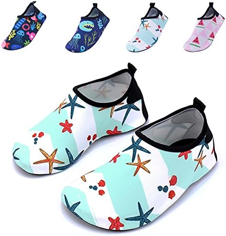 Vivay Toddler Kids Water Shoes Quick Drying Swim Beach Shoes Aqua Socks for Boys & Girls