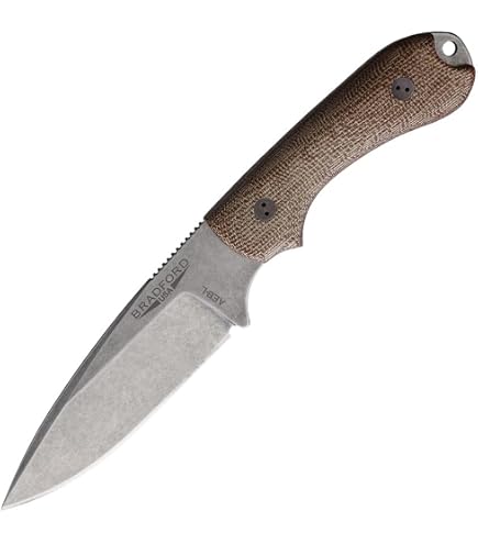 Bradford Knives Guardian 4 Fixed Blade Black BRAD4FE101 : Amazon
