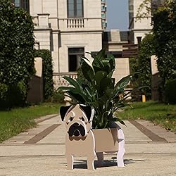 Gochoi Pug Gifts for Pug Lovers, Pug Dog Planter