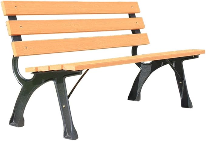 HOUSEHOLD Patio Exterior decoración terraza Banco de Ocio de Aluminio