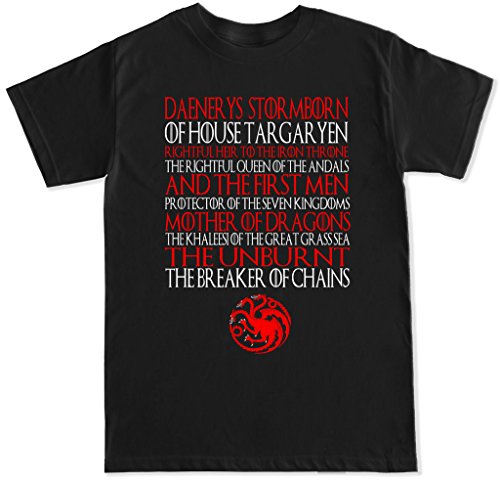 FTD Apparel Men's Daenerys Targaryen T Shirt