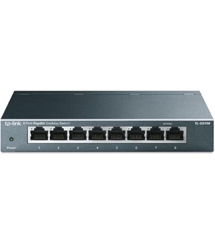 Amazon.com: TP-Link TL-SG108S, 8 Port Gigabit Ethernet Switch