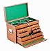 TRINITY TWM-3501 Wood Toolbox, Brown