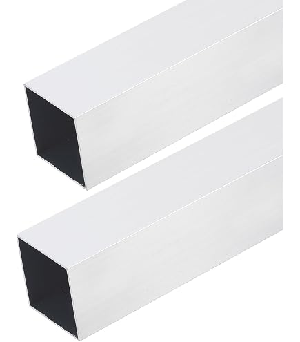 Tube Rond Aluminium 6063 - Ø4mm Ext / Ø2mm Int - Longueur 250mm - Lot De 2 Pièces - Neuf