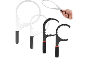 4.6/5/6/8 inch Diesel Fuel Filter Wrench, Metal Water Filter Wrench​ for Light Trucks and Heavy Duty Diesel Engines, Nonslip 