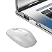 FD Wireless Mouse, V8 2.4G Ultrathin Silent Wireless Mouse with User Manual&Nano Receiver 1500 DPI Precise Control for Notebook Computer PC Laptop MacBook and Chromebook (White)