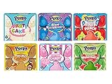 Easter Peeps Marshmallow Chicks Variety Pack of 6 Flavors - Pancakes & Syrup, Fruit Punch, Cotton Candy, Party Cake, Sour Watermelon, and Blue Raspberry (Variety Pack of 6 Flavors, 6)