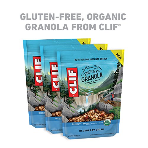 Clif Energy Granola - Organic, Gluten Free Nutrition - Blueberry Crisp - (10 Ounce Bag, 3 Count)