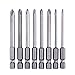 Rocaris 8 Pack 3 Inch Magnetic Long Hex Cross Phillips Screw Head Screwdriver Bits Electric Screwdriver Set