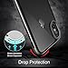ESR iPhone X Case, Heavy Duty Armor with Flexible Cushion [Reinforced Camera Protection] [Glass-Back Safe] for 5.8