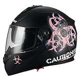 TRIANGLE Full Face Motorcycle Street Bike Helmet