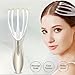 Prikola Electric Head Scalp Massager Neck Handheld Massage Tool Soft Resin Finger Gripper Claw Relax Spa Therapy Healing Vibration Headache Relief Comb for Men Women
