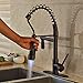 Rozin LED Light Pull Down Spray Kitchen Sink Faucet Swivel Spout Mixer Tap with 8